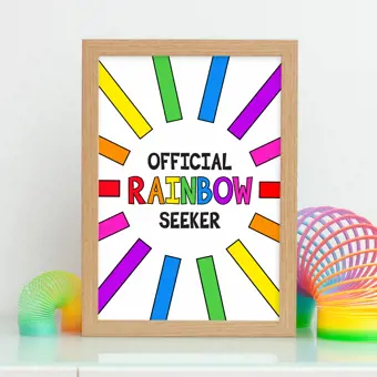 Official Rainbow Seeker Print