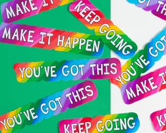 Motivational Quotes Sticker Set