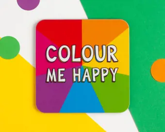 Product Image for: Colour Me Happy Coaster CLEARANCE
