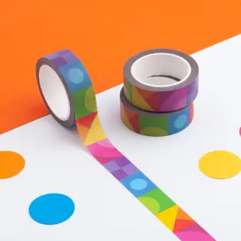 Colourful Shapes Washi Tape