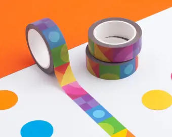 Colourful Shapes Washi Tape