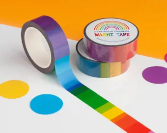 Colourful Rainbow Washi Tape
