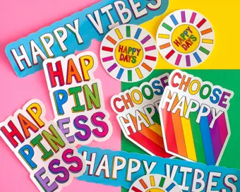 Product Image for: Happiness Sticker Pack