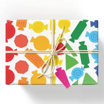 Rainbow Sweets Wrapping Paper