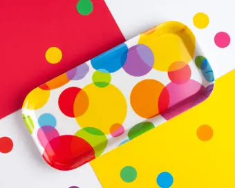 Colourful Spots Snack Tray