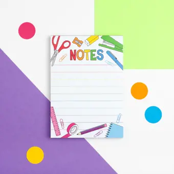 Notes Stationery A6 Notepad