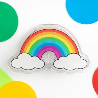 Colourful Rainbow Paper Clip
