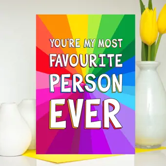 Favourite Person Ever Valentine Card