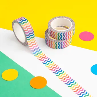 Rainbow Wiggles Washi Tape