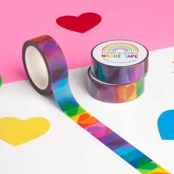 Colourful Hearts Washi Tape