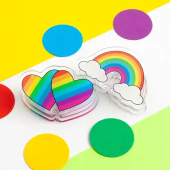 Colourful Paper Clip Set of 2