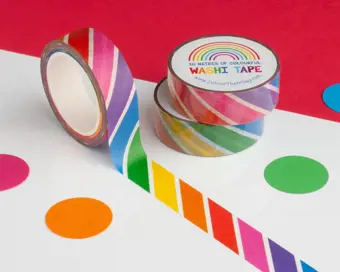 Product Image for: Rainbow Stripe Washi Tape
