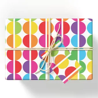 Colourful Circles Wrapping Paper