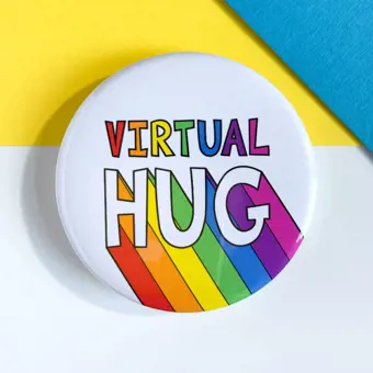 Virtual Hug Badge