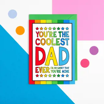 Coolest Dad Ever Father's Day Card