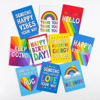 Rainbow Cards Bundle of Ten