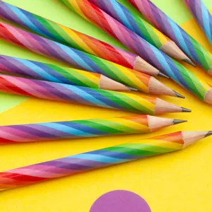 Colourful Rainbow Pencils