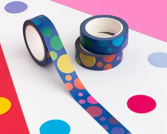 Recommended product: Bright Multi Colour Spots Washi Tape