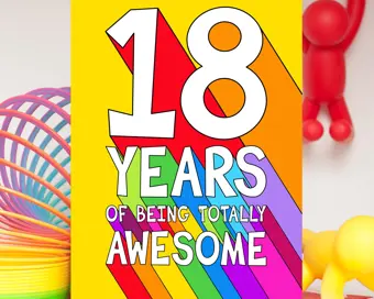 18th Birthday Card
