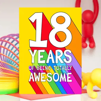 18th Birthday Card
