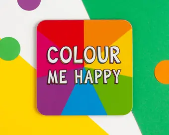 Colour Me Happy Coaster