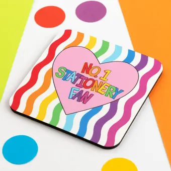 Product Image for: SECONDS No. 1 Stationery Fan Coaster