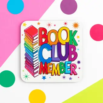 Product Image for: Book Club Member Coaster