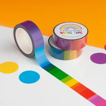 Colourful Rainbow Washi Tape