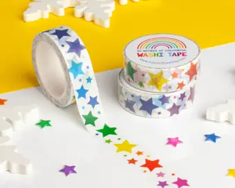 Colourful Starry Washi Tape