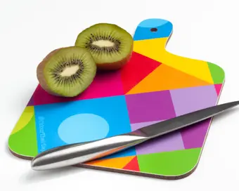 SALE Colourful Shapes Mini Chopping Board