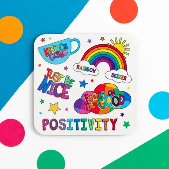 Product Image for: Motivational Positive Quotes Coaster