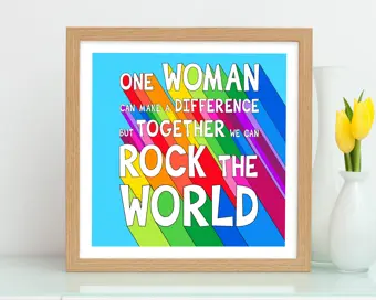 Rock The World Print