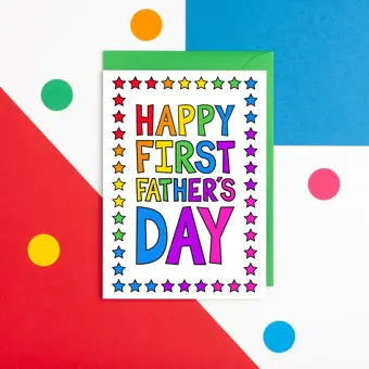 Happy First Father's Day Card
