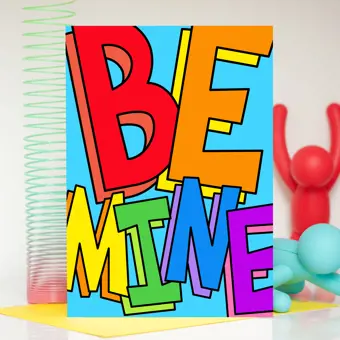 Be Mine Valentine Card