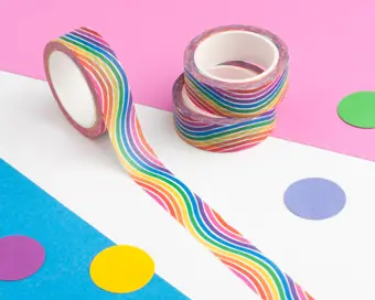 Colourful Waves Washi Tape