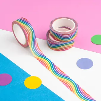 Colourful Waves Washi Tape