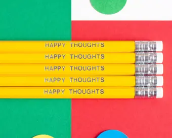 Happy Thoughts Pencil