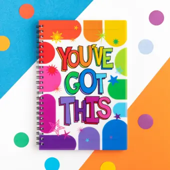 You've Got This A5 Spiral Bound Lined Notebook