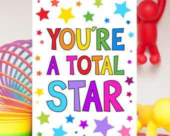 You're A Total Star Card