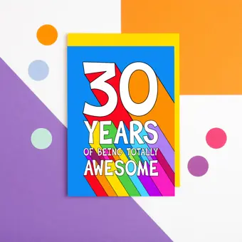 30th Birthday Card