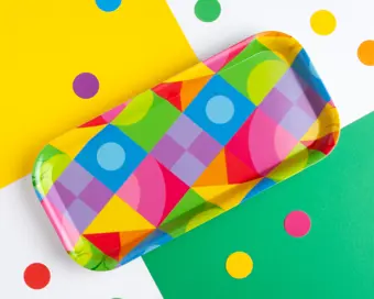 Rainbow Shapes Snack Tray