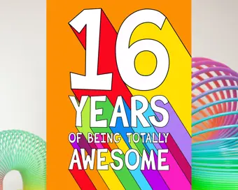 16th Birthday Card