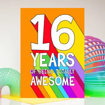 16th Birthday Card