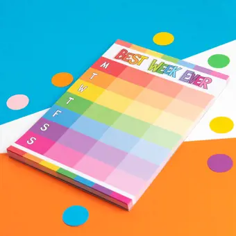 SECONDS A5 Notepad - Best Week Ever