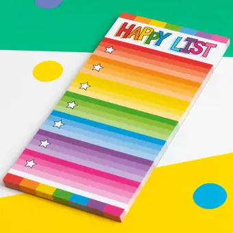 SECONDS Happy List DL Notepad