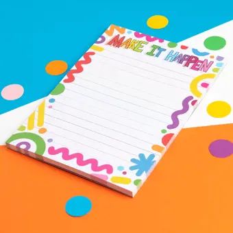 SECONDS A5 Notepad - Make It Happen