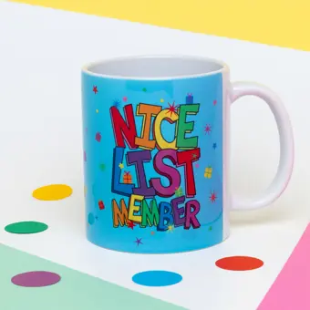Product Image for: Nice List Member Christmas Mug