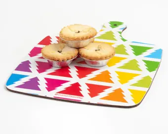 SALE Christmas Trees Large Chopping Board
