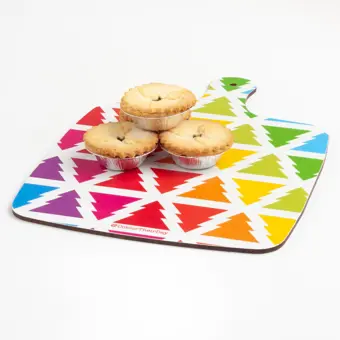 Christmas Trees Large Chopping Board CLEARANCE