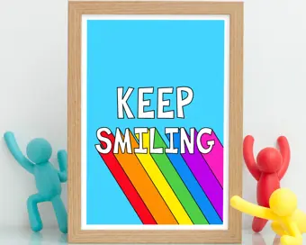Keep Smiling Print